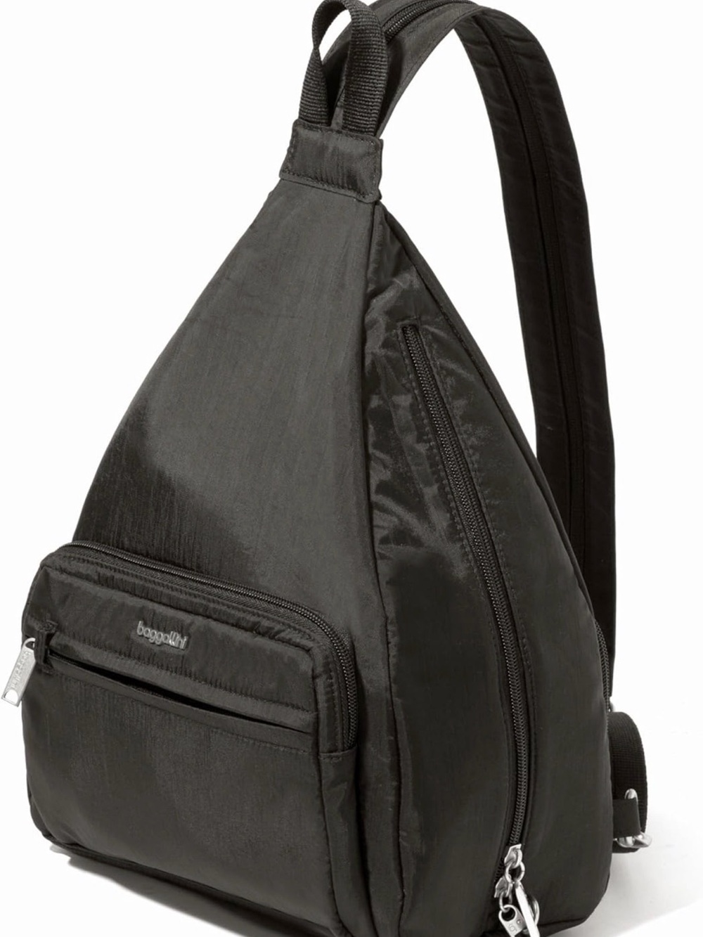 Baggallini Charcoal Backpack Anti Theft Security Travel Convertible Sling 🩶🤍🩶